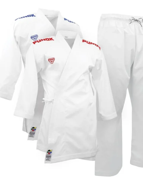 UNIFORME DE KUMITE PUNOK TAKYON WKF SET PACK (2 CHAQUETAS Y 1 PANTALÓN)